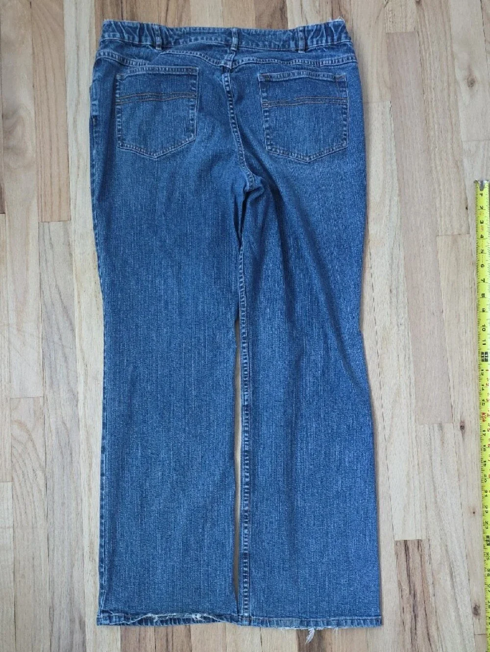 J. Jill Women's Bootcut Jeans in Medium Blue Denim